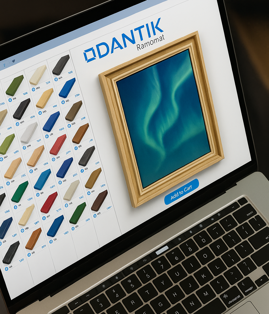 RÁMOMAT  - vstup do rámování online 